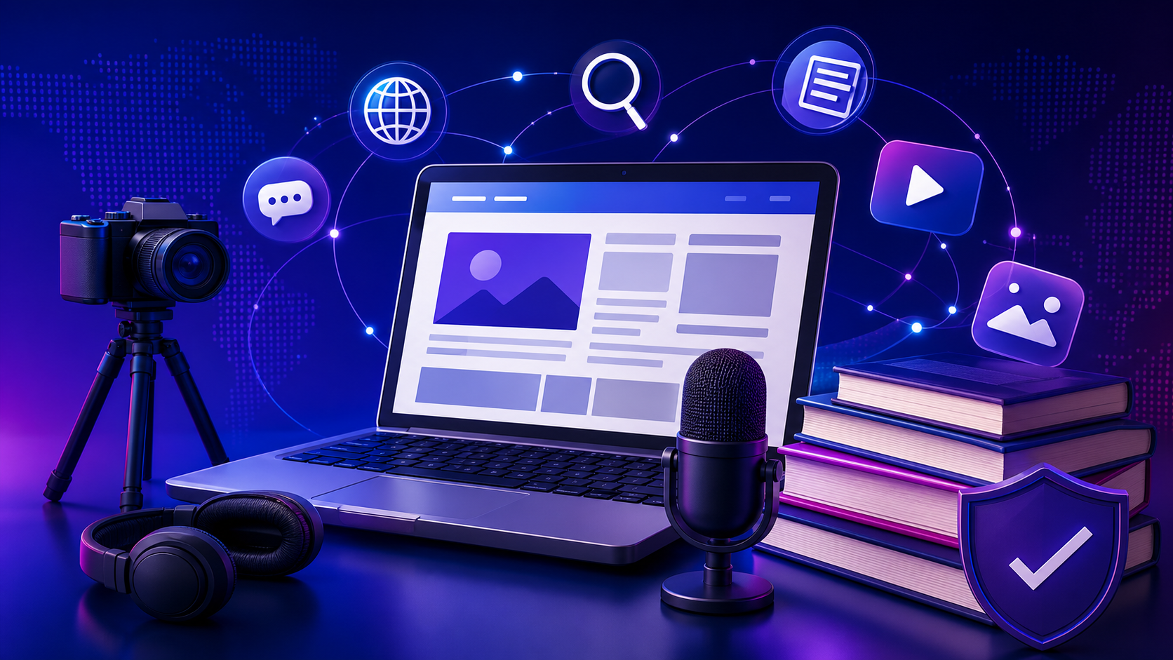 Media Information Library digital learning and creative production environment